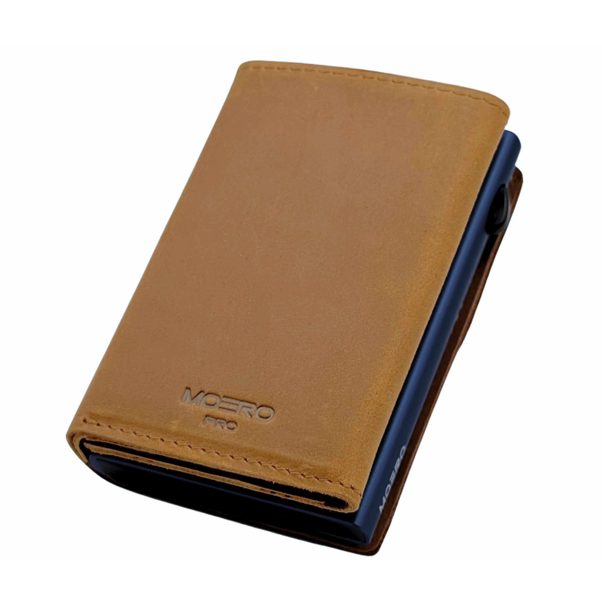 PRO PLUS Crazy Horse Cognac Zip