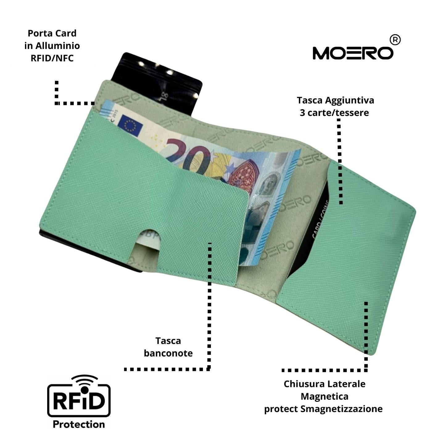 PRO Saffiano Aquamarin