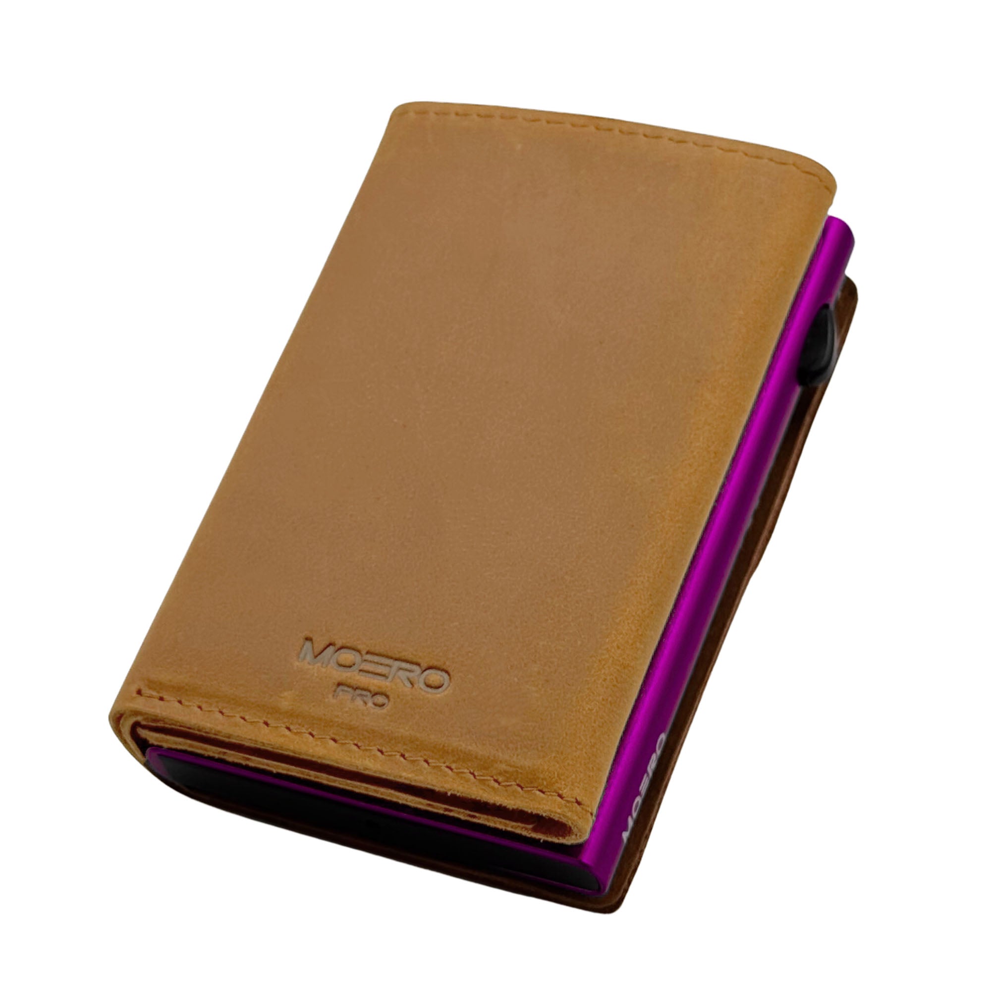 PRO PLUS Crazy Horse Cognac Zip