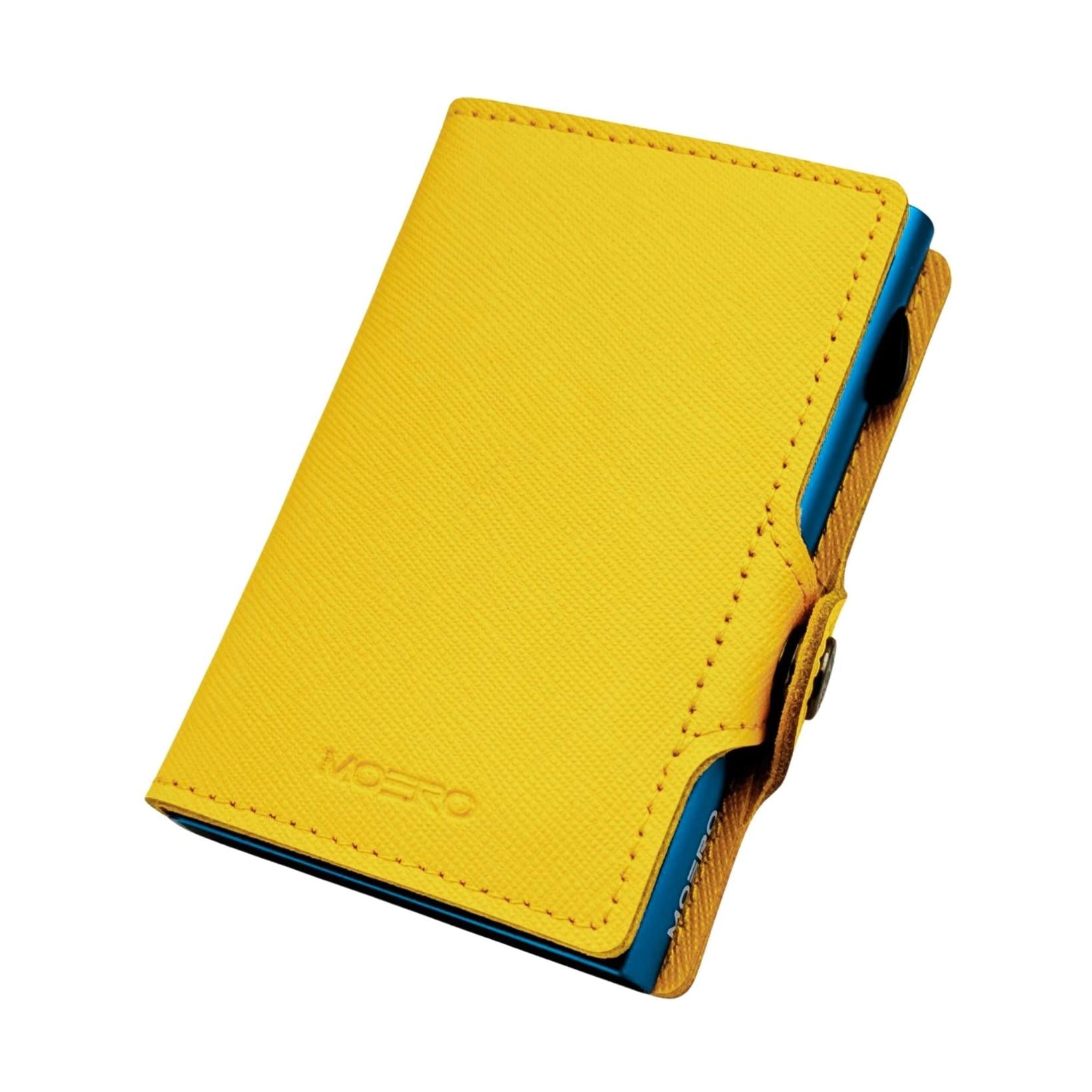Zip jaune Saffiano