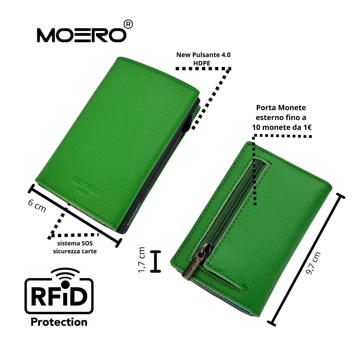 PRO Saffiano Vert Émeraude Zip