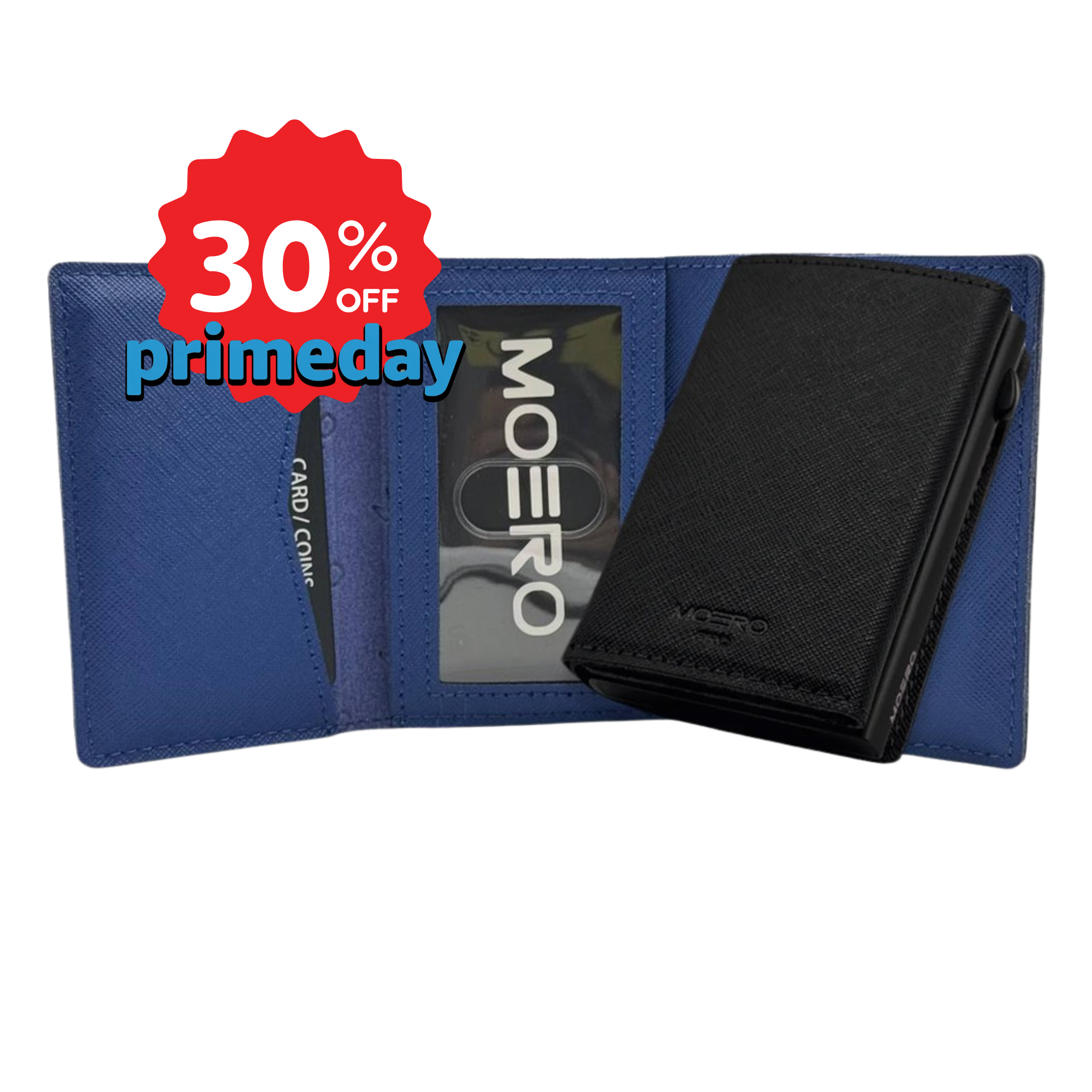 PRO PLUS Saffiano Noir et Bleu