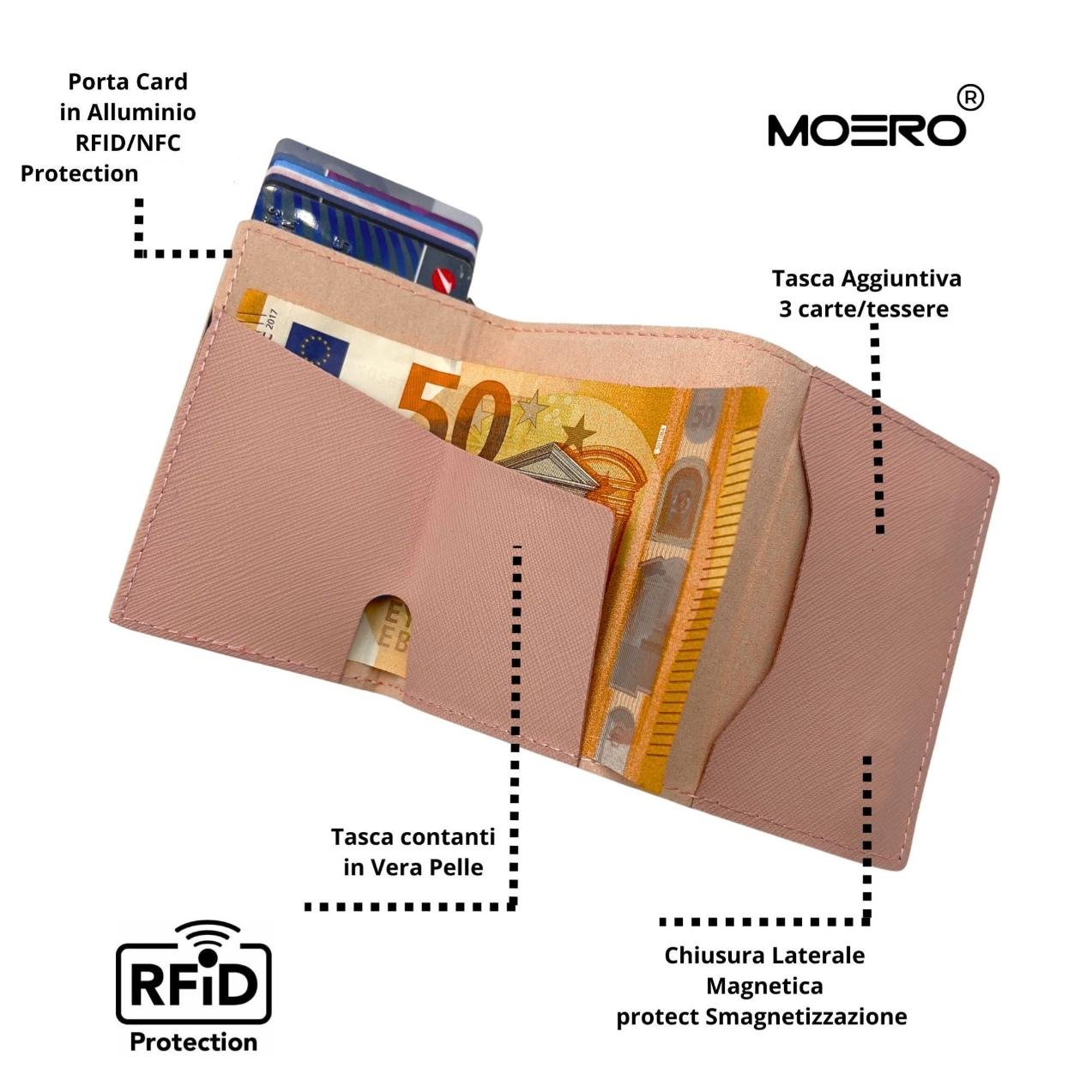 Airtag PRO Saffiano Pink Reißverschluss