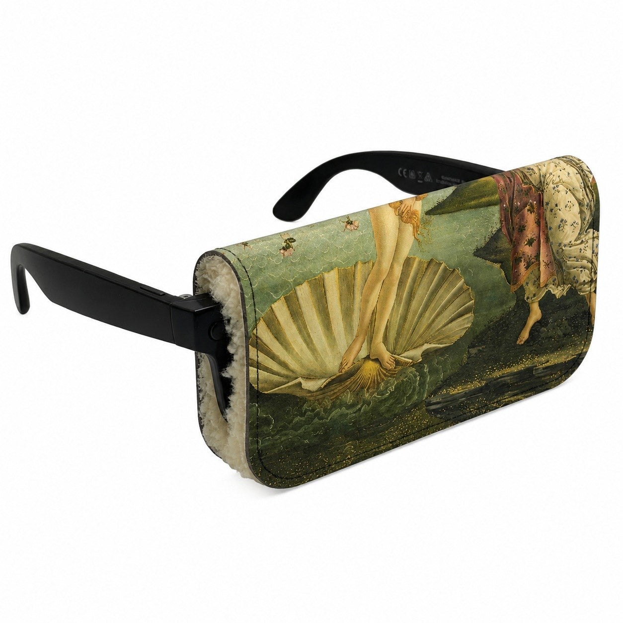 Moero Vision Air La nascita di Venere Limited Edition – Porta Occhiali Minimalista in Pelle Saffiano Antigraffio con Chiusura Magnetica
