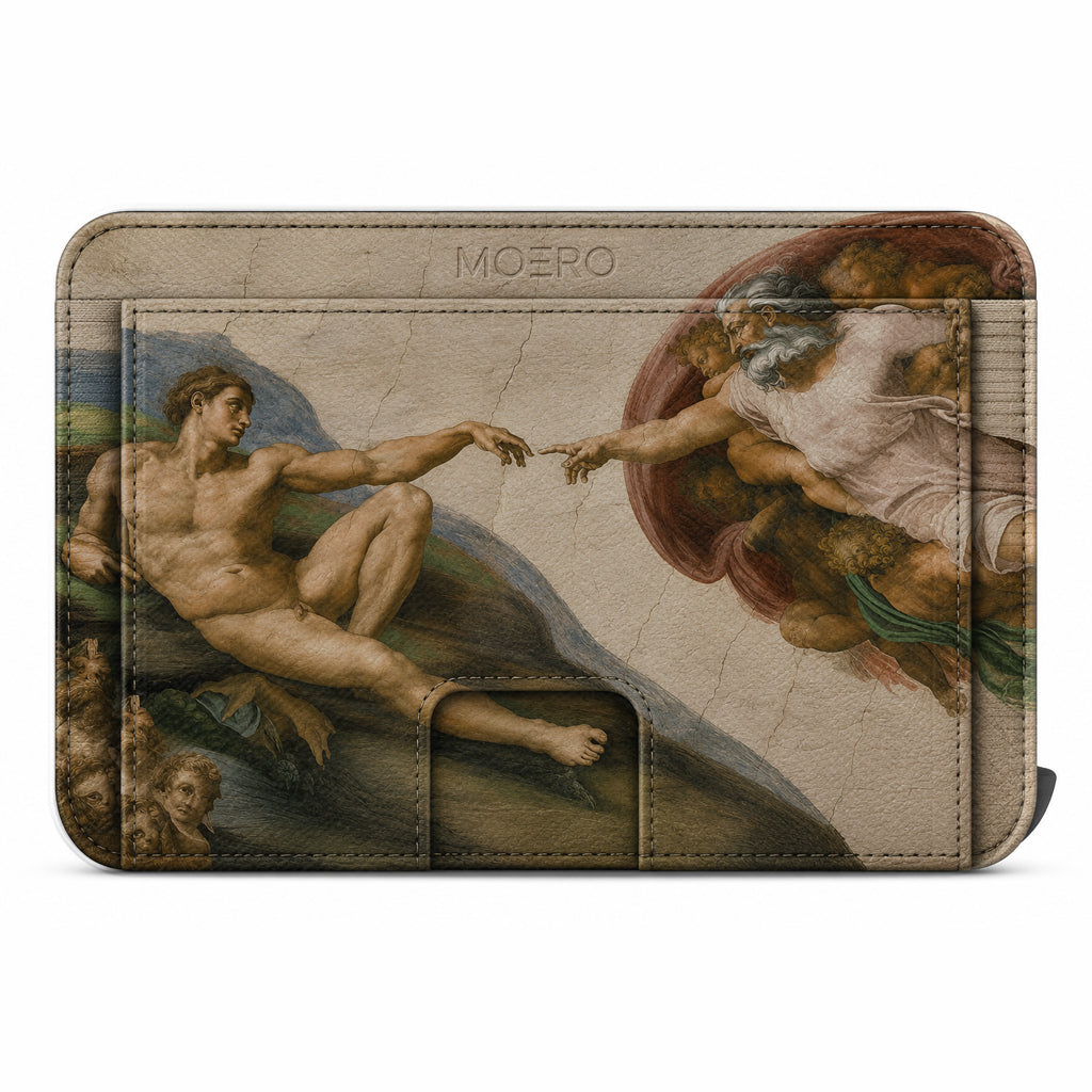 Moero M2 Ultra La creazione di Adamo Limited Edition – Portafoglio MagSafe con Apple Find My Integrato, Vera Pelle Saffiano e Protezione RFID