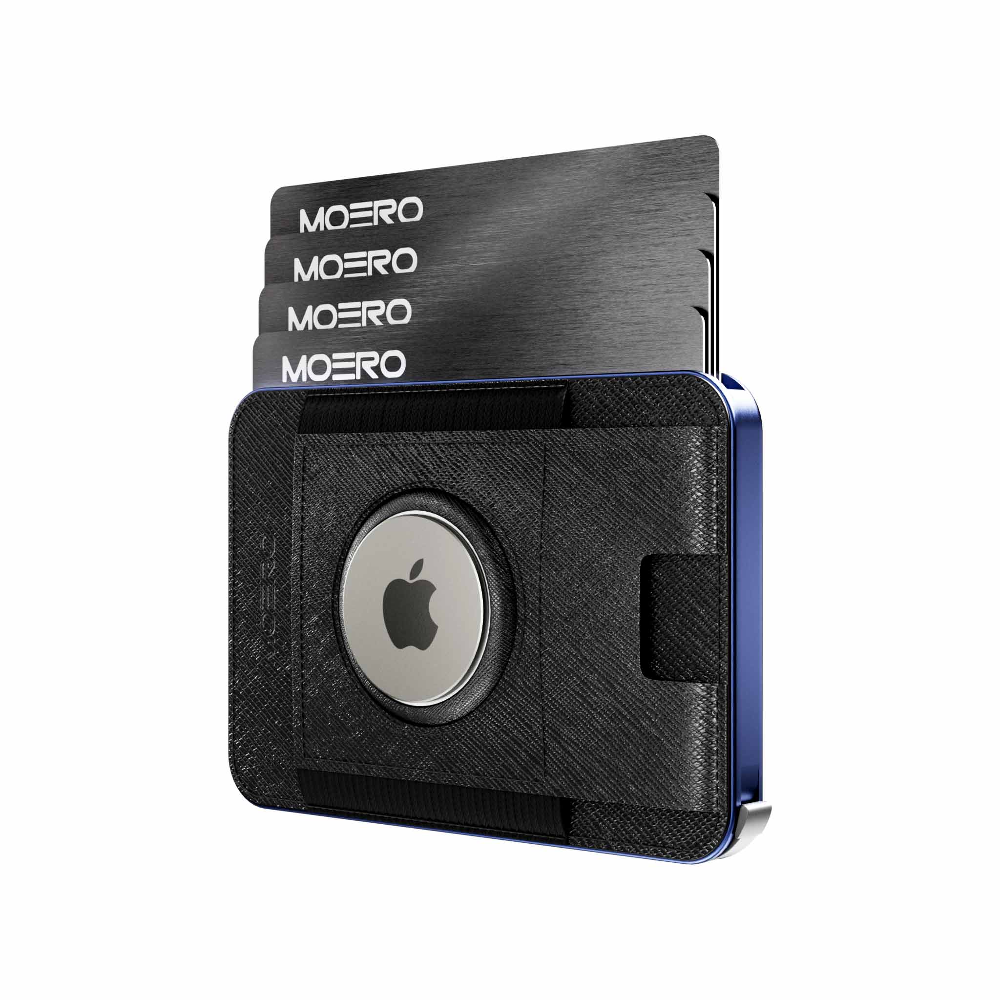 M2 PRO AirTag Saffiano Schwarz