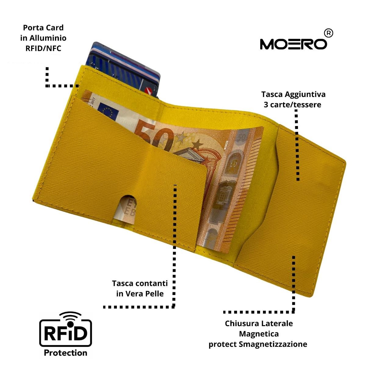 PRO Saffiano Jaune Zip