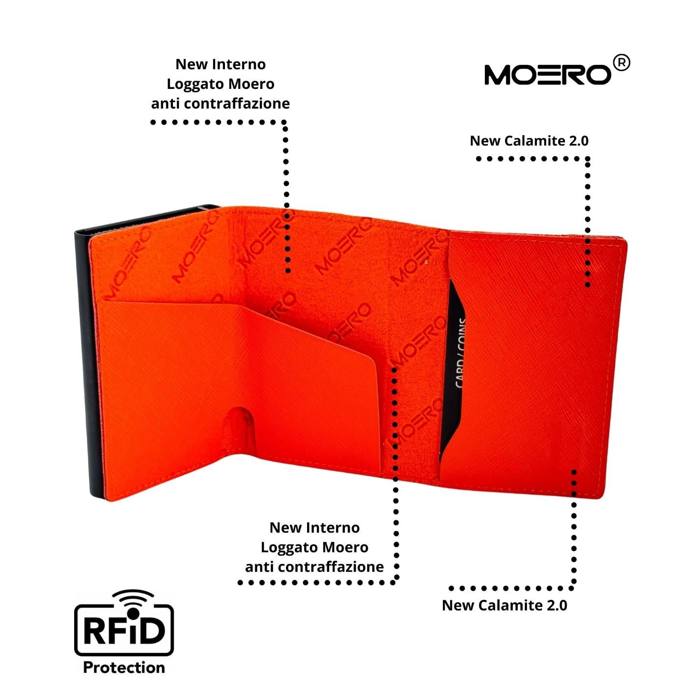 PRO Saffiano Orange Zip