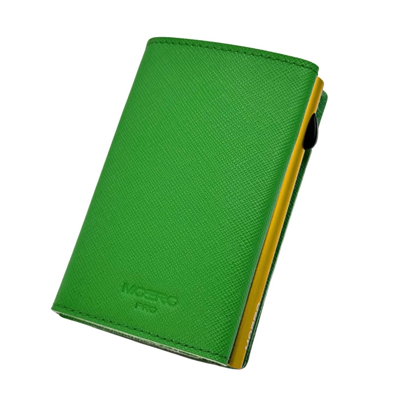 PRO Saffiano Vert Émeraude Zip
