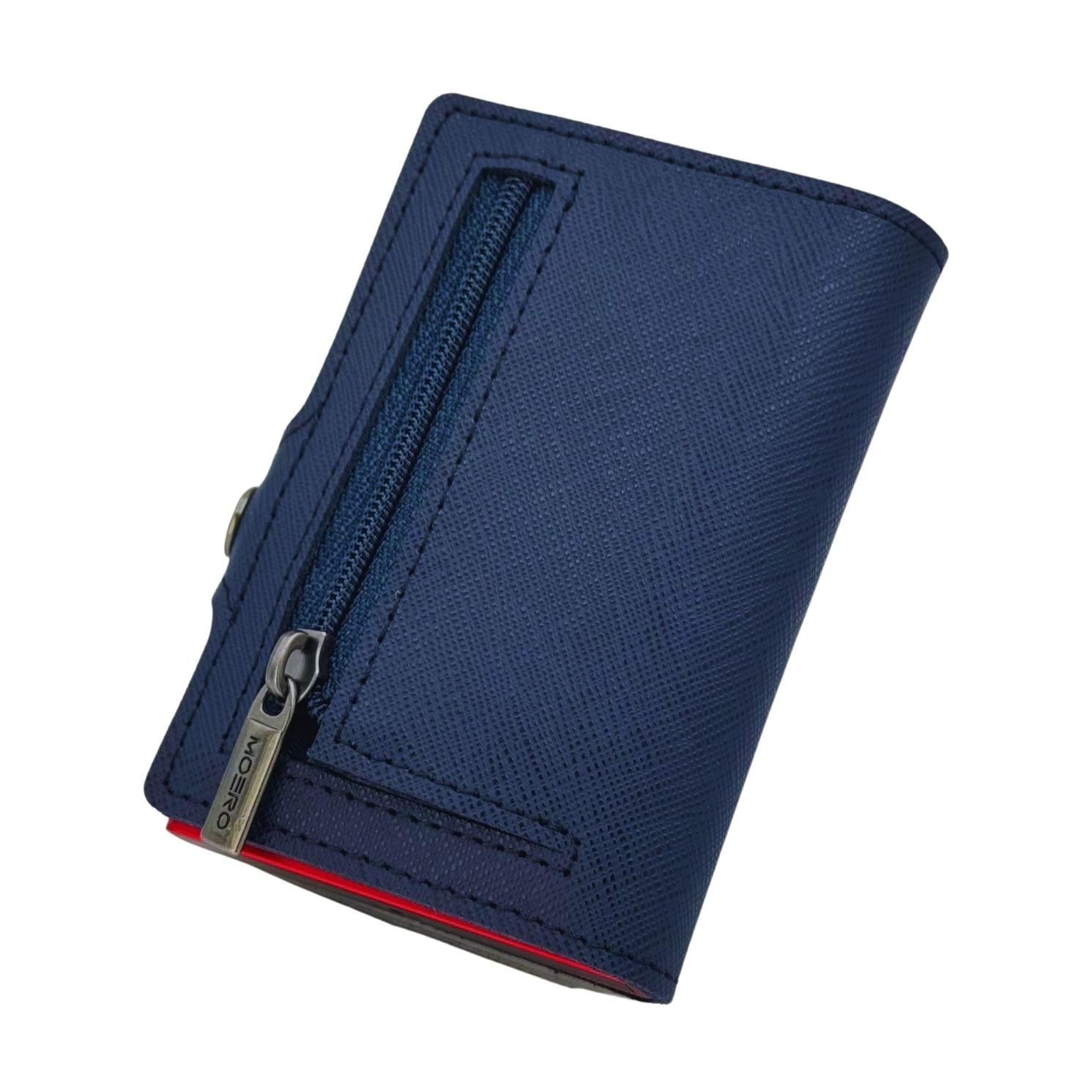 Saffiano Blue Navy ZIP.