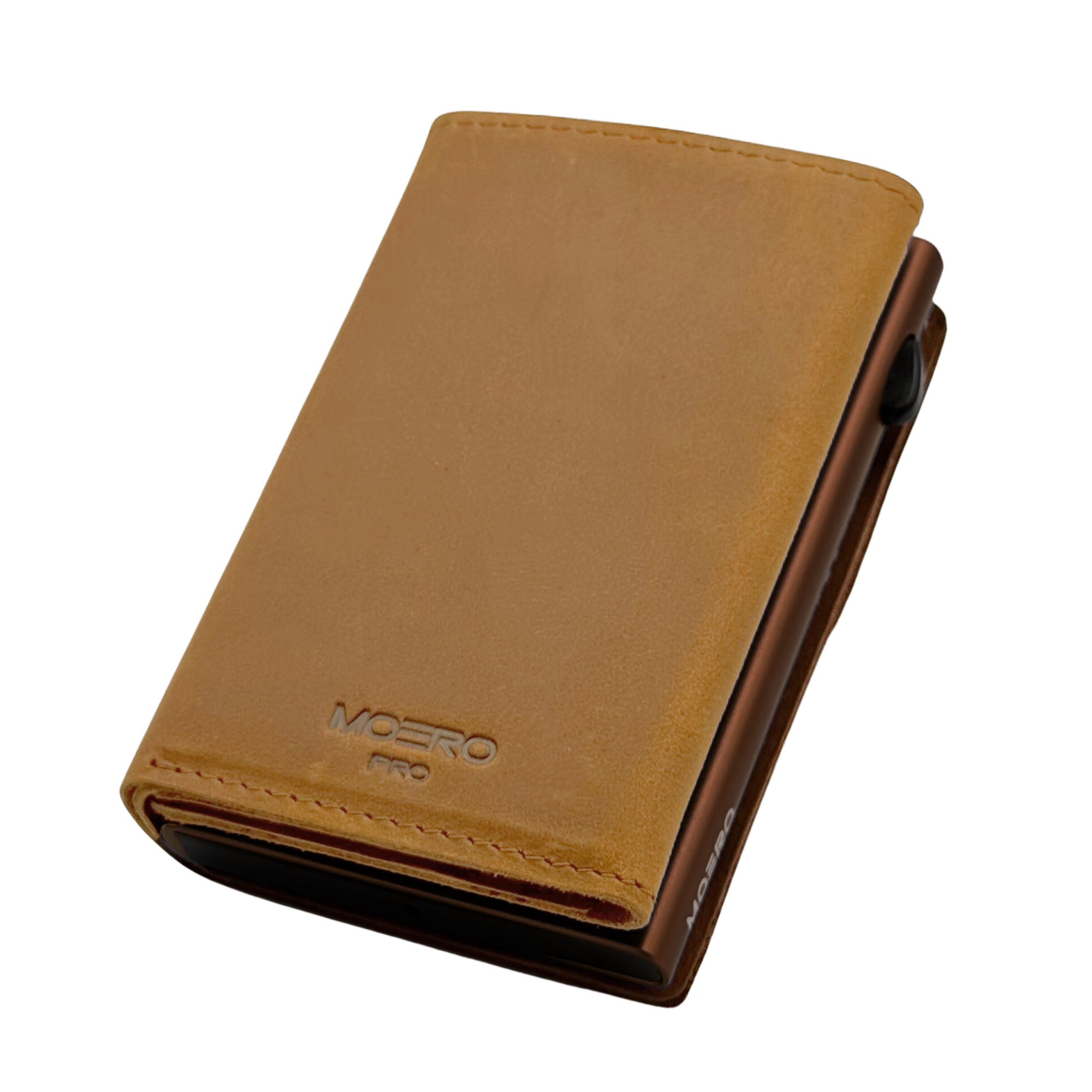 PRO PLUS Crazy Horse Cognac Zip