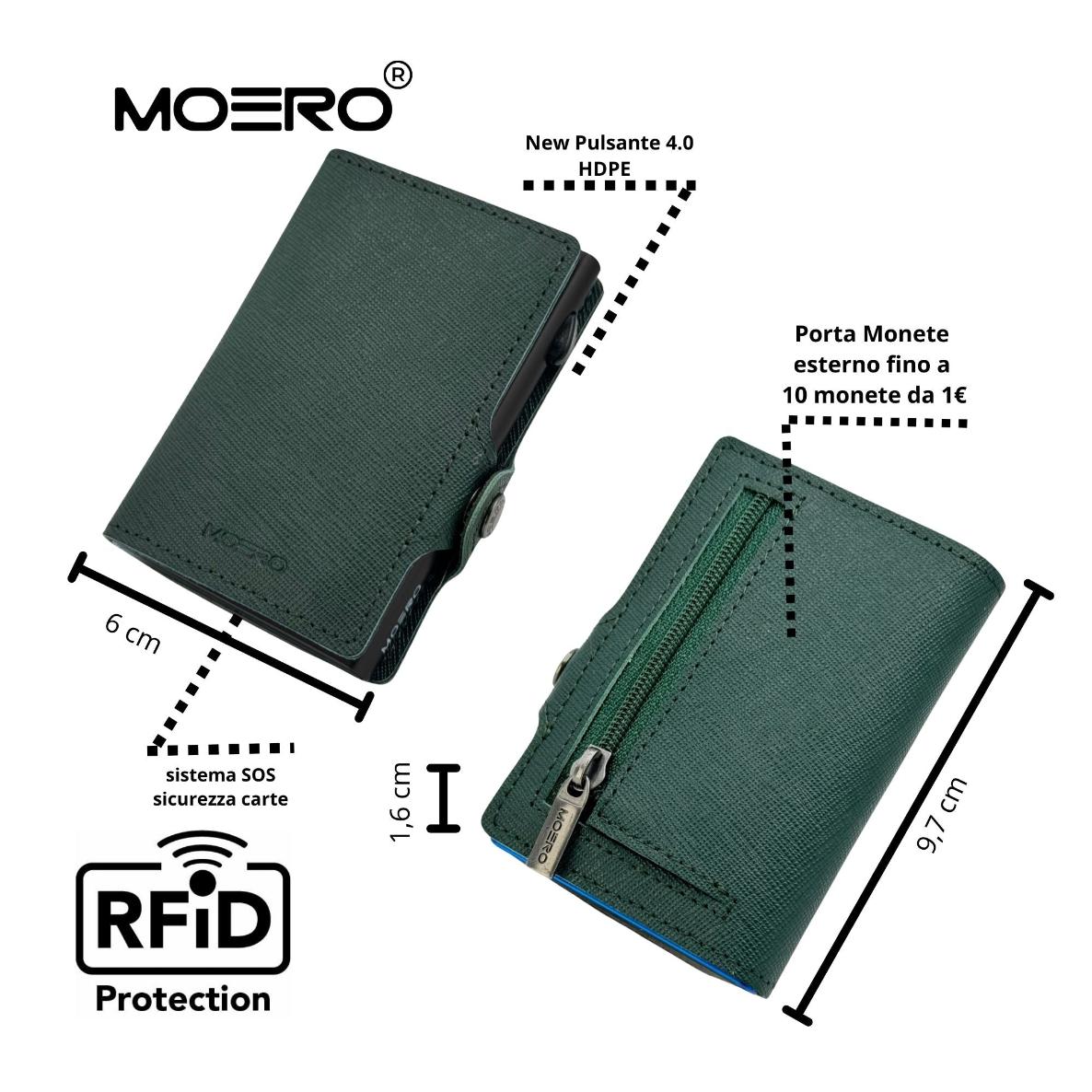 Saffiano Green ZIP