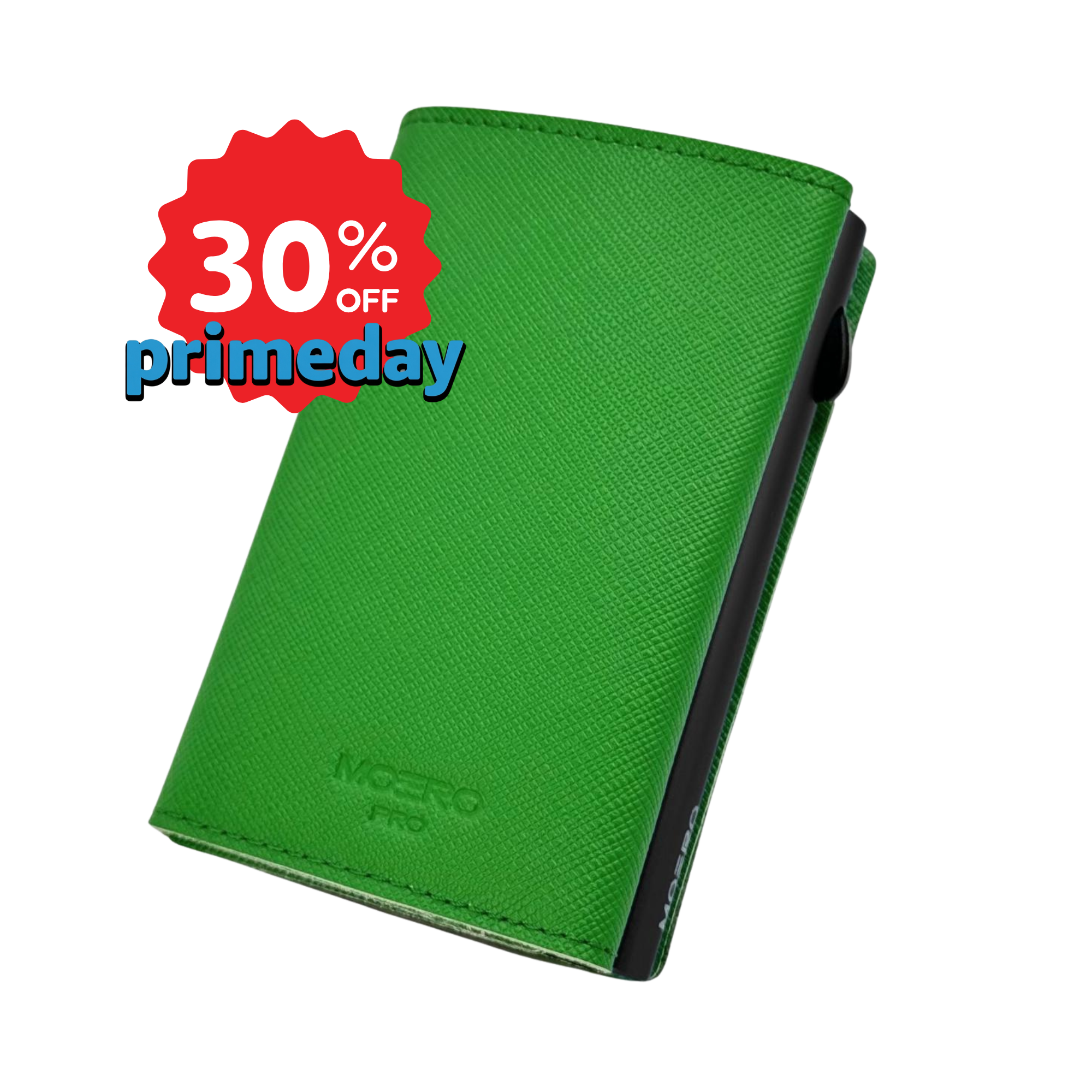 PRO Saffiano Vert Émeraude Zip