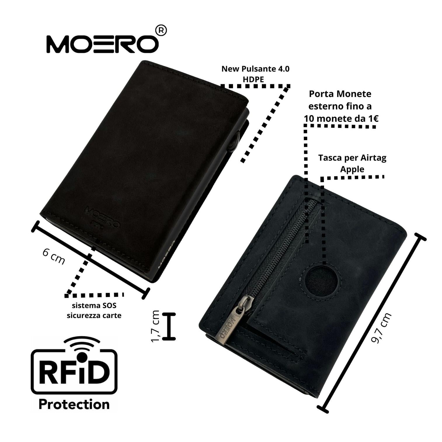 AirTag PRO Noir Vintage