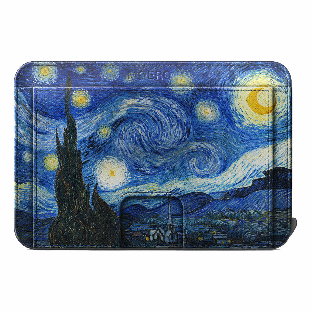 Moero M2 Ultra Notte Stellata Limited Edition – Portafoglio MagSafe con Apple Find My Integrato, Vera Pelle Saffiano e Protezione RFID